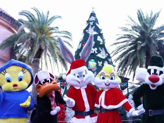 Navidad en Parque Warner Madrid.