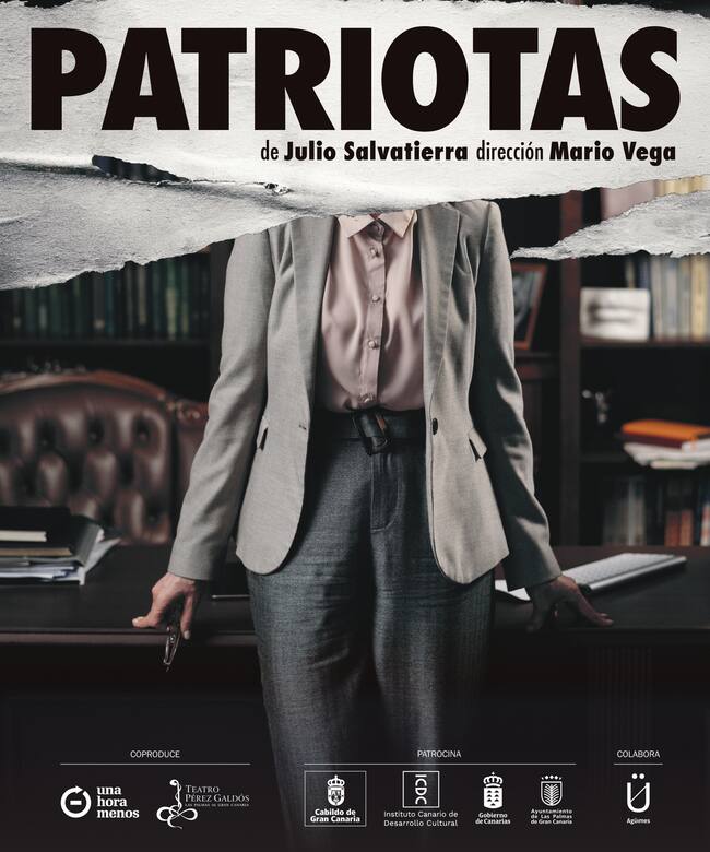 Cartel de 'Patriotas', de Julio Salvatierra y Mario Vegas