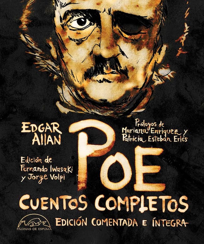 Portada Cuentos Completos de Edgar A. Poe de Páginas de Espuma