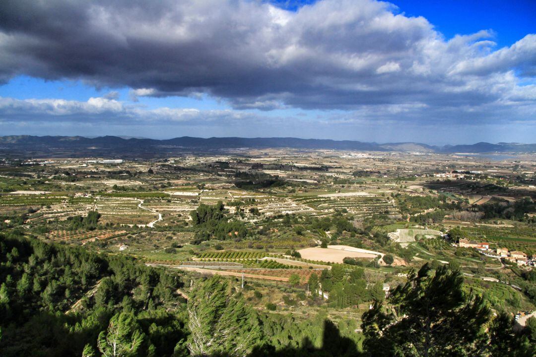 Vista panorámica de La Vall d&#039;Albaida