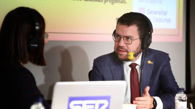 Pere Aragonès quiere plantear un referéndum acordado en Cataluña en la mesa de diálogo "en los próximos meses"