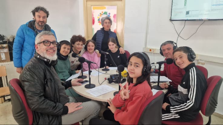 Hoy por hoy Murcia participa en el taller de radio del colegio San Félix de Zarandona (Murcia)